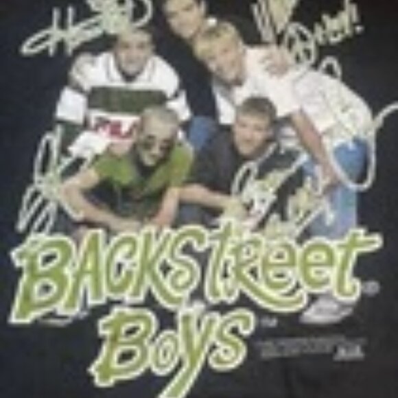 Vintage 90s Backstreet Boys Black T Shirt XL X-Large 1997 Ultra Artimonde - Picture 2 of 11